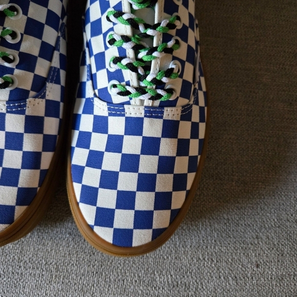 Vans Authentic Men Classic Checkerboard Blue and White New 122024 - Picture 2 of 9
